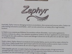 Zephyr By Dry & Store Hearing Aid Dryer-Model ZTR-Silver-Original Box-EUC