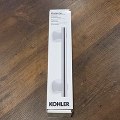 KOHLER Rubicon 9 in. Bathroom Grab Bar in Polished chrome – ADA Compliant