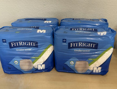 4 Fitright Super Protective Adult Pull Up Underwear Medium ( 28-40 In) 80 Qty