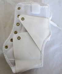 New Core Products Deluxe White Ankle Support