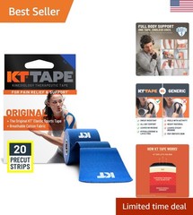 Versatile 10” Kinesiology Tape for Joint and Muscle Pain Relief – 20 Strips