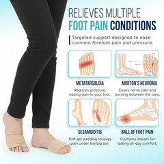 Anti-Slip Metatarsal Support Sleeves – Gel Cushions for Ball of Foot Pain