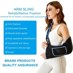 Arm Sling Shoulder Immobilizer – Rotator Cuff Support Brace for Injury, Men & Wo