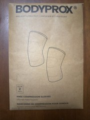 BODYPROX 2 Pack Size S Knee Support Compression Sleeves