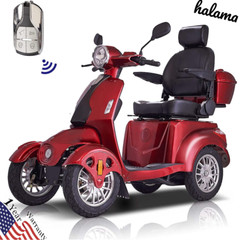 800W Heavy Duty 4 Wheel Mobility Scooters for Seniors & Adults 500lbs Capacity