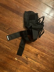 Black Mueller Ankle Brace Support with Laces On Size Fits All Very Lightly Used