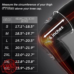 NEENCA Knee Brace XXX-Large Black Single