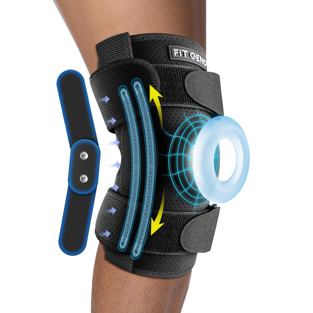Adjustable Hinged Knee Brace for Meniscus Tear – Pain Relief & Support