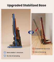 Heavy Duty Electric Floor Lift for Elderly, Supports 440 LBS, AX15 (Orange)
