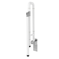 Safety Hand Rail Drop Down Fold Up Disabled Grab For Bath Bathroom Toilet Bar