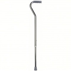 DMI Adjustable Cane: Adj Cane, Offset, Single, Vinyl, Locking Ring, 31 in – 40 i