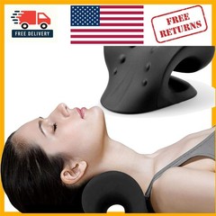Wave Shape Chiropractic Pillow – Easy to Clean Neck Stretcher for Spinal Health