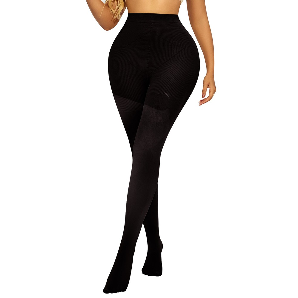 15-20 mmHg Compression Pantyhose for Women – High Waist Light Support Tights