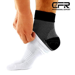 Foot Plantar Fasciitis Arch Support Compression Socks Ankle Heel Brace Copper CF