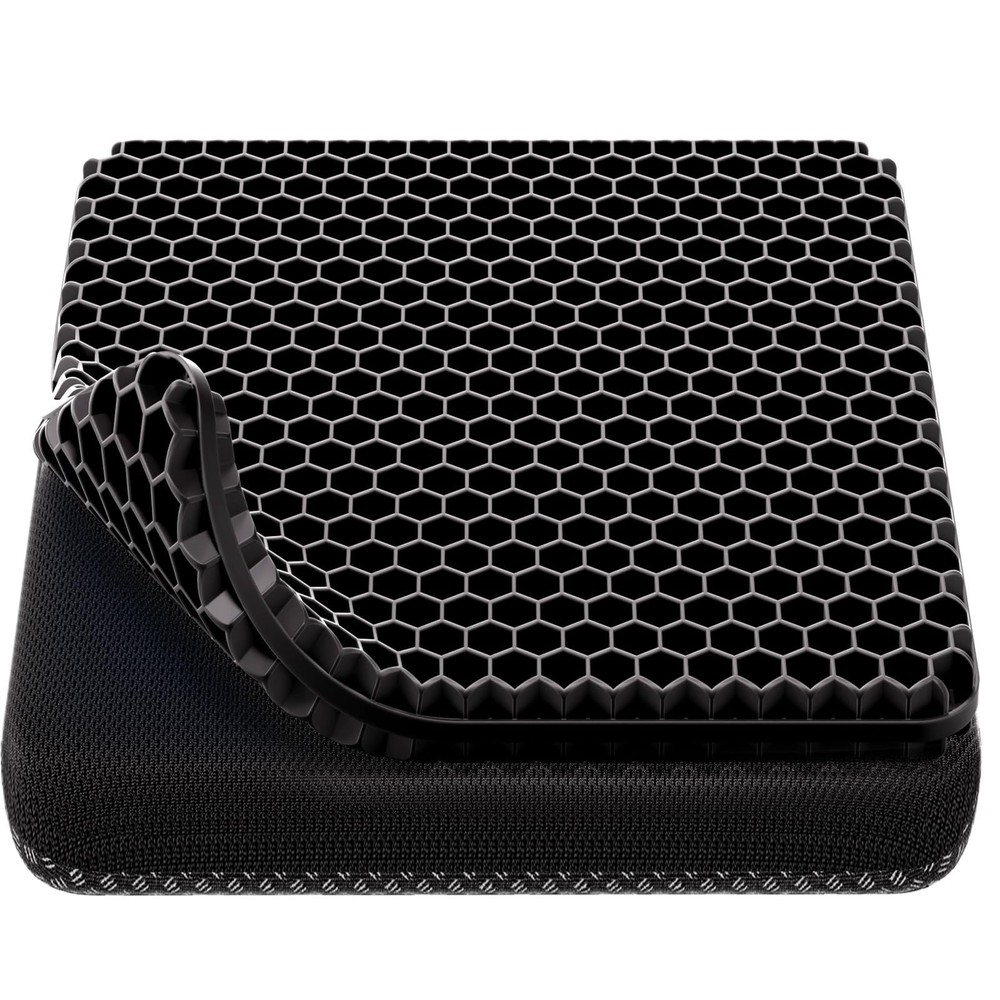 Gel Seat Cushion, Cooling (Super Large & Thick), Breathable Honeycomb Design …
