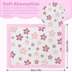Disposable Changing Pad liners for Baby 17 x 13 Inches (25 Pack) Absorbent Wa…