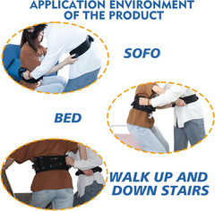 2PCS Gait Belt, Gait Belts for Seniors, Gait Belt with Handles, Gate Belts Medic