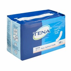Tena Heavy Pad 12 Inch Length, Heavy Absorbency, Polymer, Unisex – Pack of 60