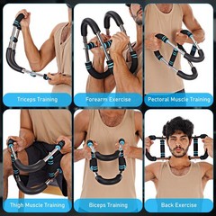 Twister Arm Trainer, Adjustable Resistance (60–120 lbs) Power Twister Bar …