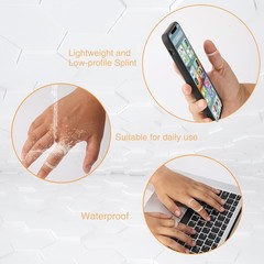 8-40 PCS Oval Finger Splints Trigger Finger Kit for Size 5,6,7,8,9,10,11,12 US