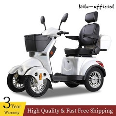 800W 4-Wheel Electric Mobility Travel Scooter for Adults&Seniors 60V 20Ah 15mph
