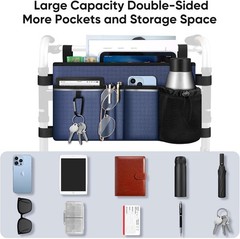 Large Walker Tote Bag Folding Walker Attachment Storage Basket Mobility Aid Acce