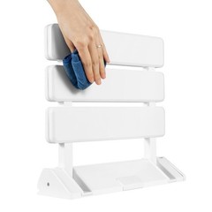 Shower Seat Folding Wall Mounted Bathroom Mobility Aid Chair Strong Fold Up Down