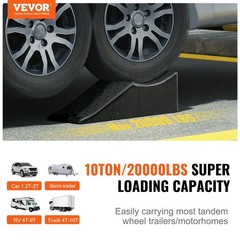 Strong 20000lb 5.5in Plastic Ramp, Wear Resistant for All-Weather Performance