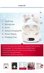RCA OTC In-Ear Hearing Aids, Beige