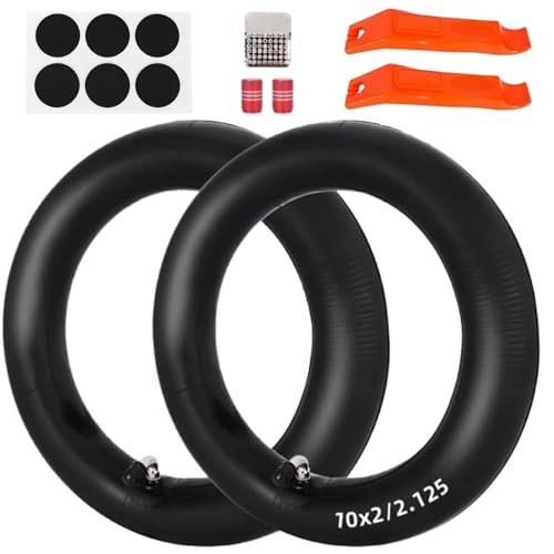 2 Pack 10×2 Inner Tube thickened with Repair Kit, 10×2.125 inch inner tubes
