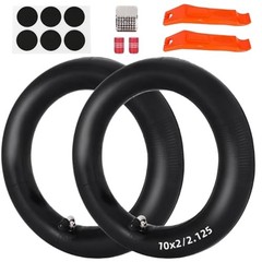 2 Pack 10×2 Inner Tube thickened with Repair Kit, 10×2.125 inch inner tubes