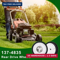 137-4835 8 inch Rear Drive Wheels 119-3822 Mower Wheels (52 Teeth) Fit for 22 in