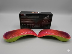 XKC High Arch Support 3/4 Length Orthotic Insoles Red Green Comfort – XLarge