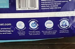 Set Of 2 Because Overnight Protective Underwear Postpartum 20 Count 40 Total XL