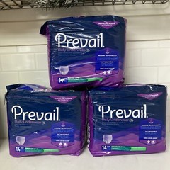 Prevail Women Daily Disposable Underwear Female 2XLarge Maximum 42 Ct 3 Packages