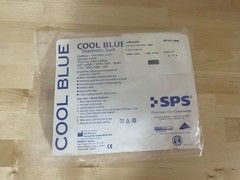 SPS Cool Blue Prosthetic Sock CB3SMSH 3 Ply 6″ top 3″ Toe x 12