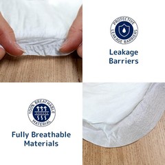 Anatomically Shaped Maternity Pads – 15 Count with Breathable Design for Comfort