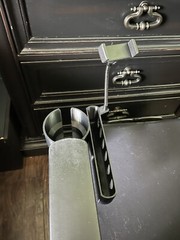 Cup Holder + Phone Holder + Basket Set Designed for Permobil Power Wheelchairs