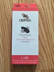 Aetrex Fashion Lynco Foot Orthotics for Women L105 Size 10 Foot Support