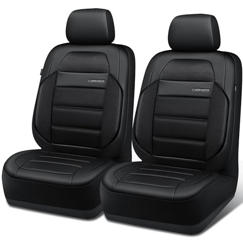 Memory Foam Seat Covers Front, Airy Cool Mesh Thick Car Seat Covers, black