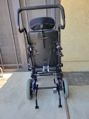 Quickie Iris Recline Tilt in Space Wheelchair 17″ x 16″ Or 15″ ? Used 17″x16″