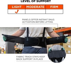 Adjustable XL ProFlex Back Belt – 7.5″ Elastic with Comfortable Adjuster Straps