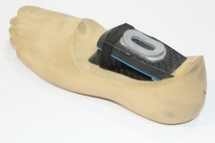 ENDOLITE DYNAMIC RESPONSE DR2 PROSTHETIC LEFT FOOT Sz 28 TAN / CAUCASIAN