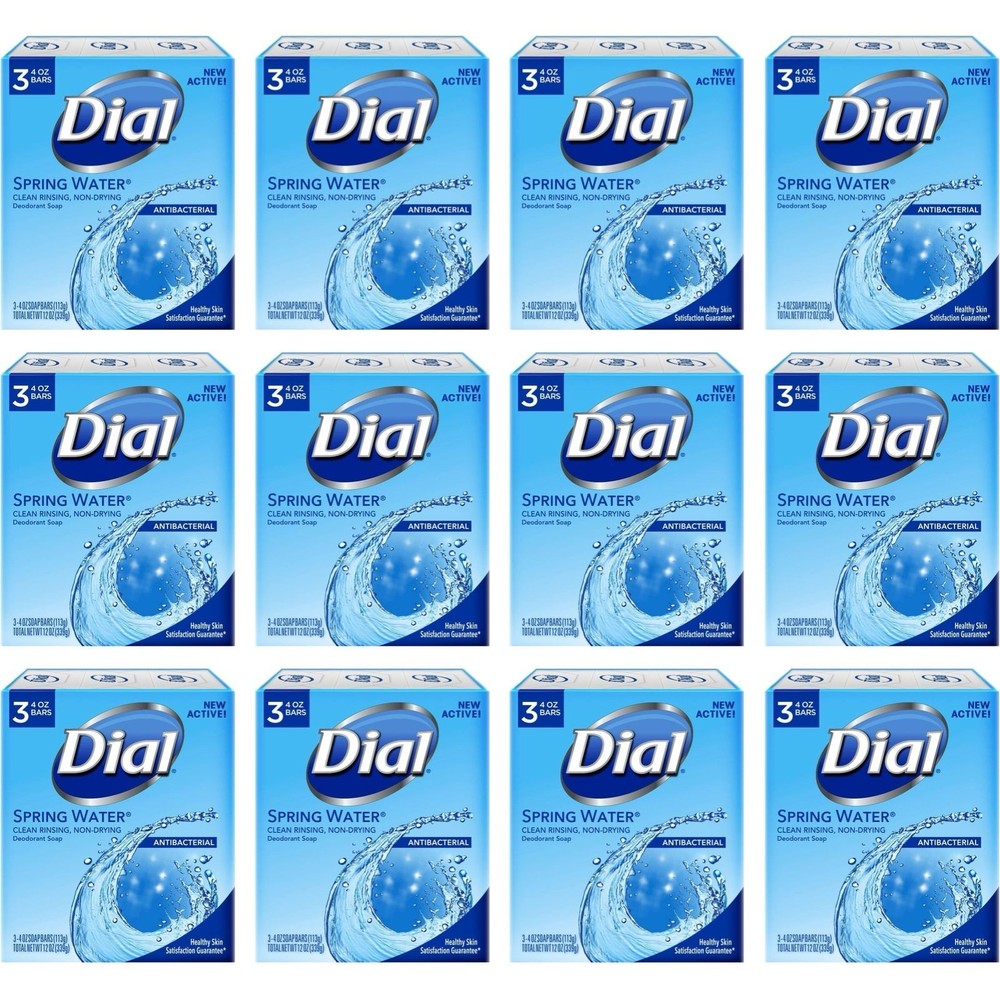 Dial Mountain Fresh Antibacterial Deodorant Bar Soap 3 4 Oz Soap Bars Packs Of 6