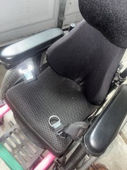 Permobil TiLite TRA Rigid Manual Wheelchair Pink Whitmyer Headrest 16×16