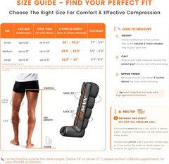 Professional Leg Compression Boots for Circulation & Pain Relief – Athletes & Mo