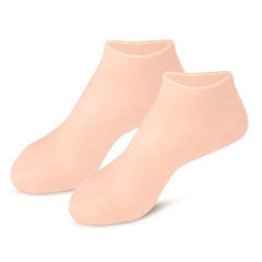 2 Pcs Silicone Foot Socks For Women Moisturizing Socks Foot Care Protector US