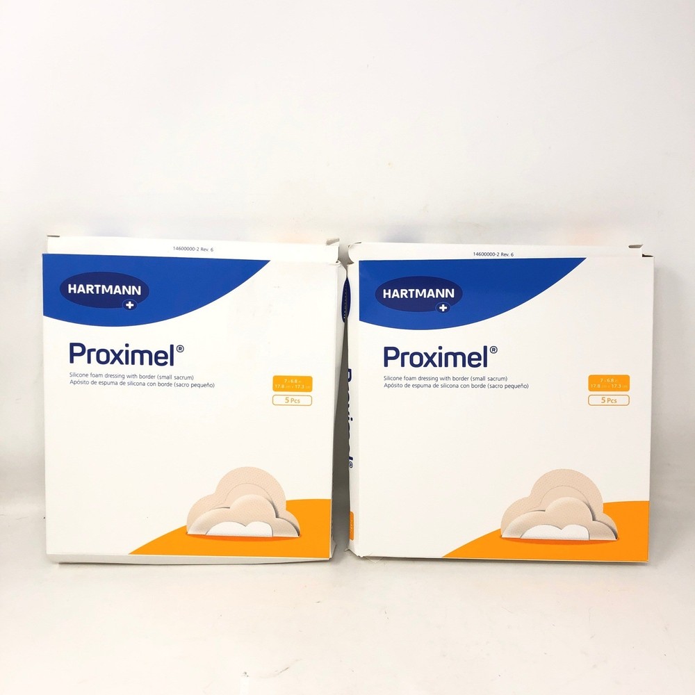 Hartmann Proximel Silicone Foam Dressing Small Sacrum 7×6.8 10ct EXP 12/27