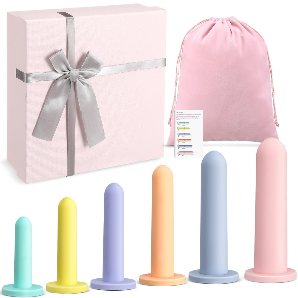 Geiserailie 6 Pcs Silicone Fitness and Exerciser Set for Kegel Exercises with