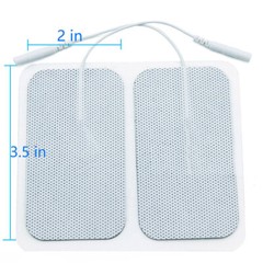 T-E-N-S Unit Replacement Pads Large Electrodes Rectangular Pads 40 Pcs 2″ x 3.5″